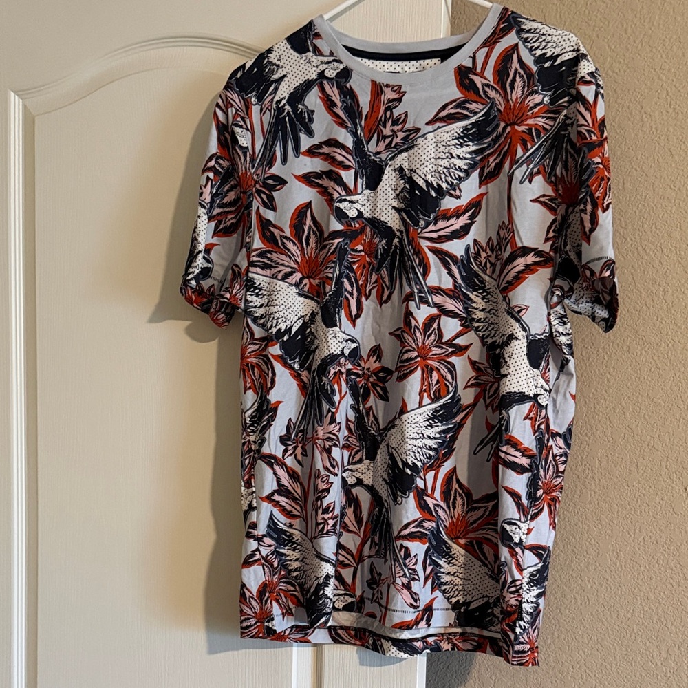 Ted Baker Polka Dot and Floral Tee